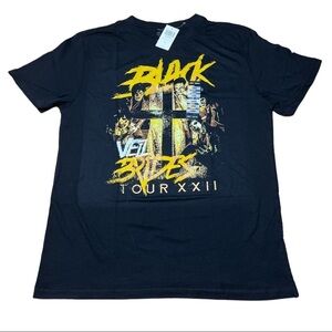 Black veil brides deadstock men’s large black 22 tour band emo rock screamo